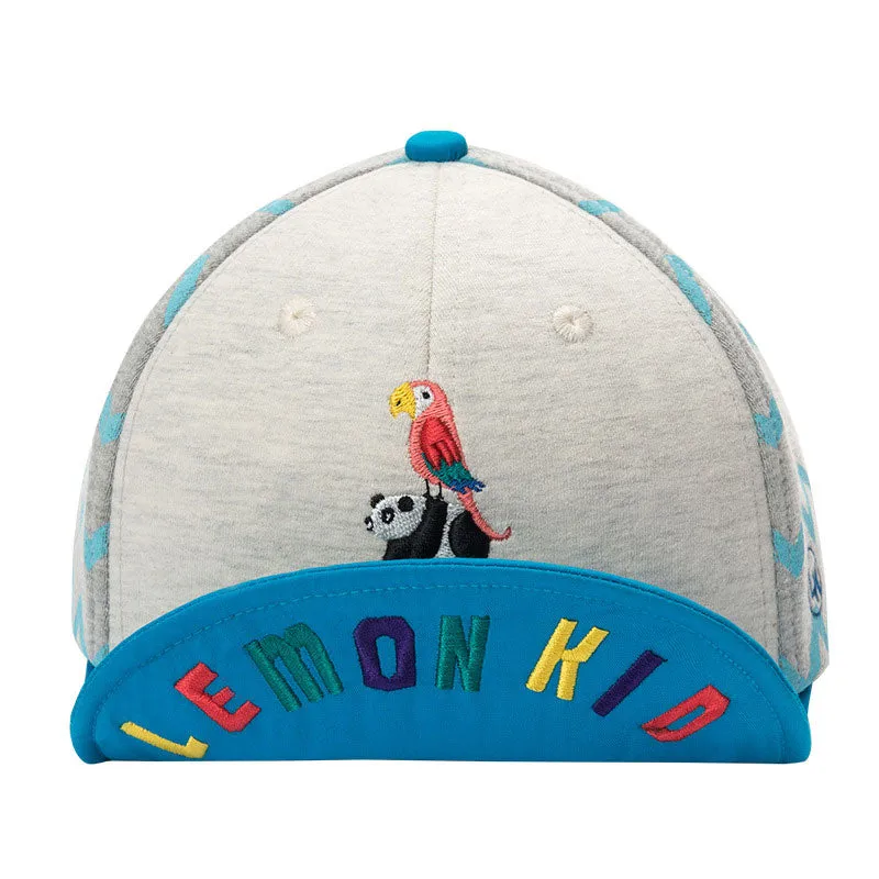 New Spring Fashionable Children's Soft Brim Personalized Peaked Hat Boys and Girls Flip-Brim Hat