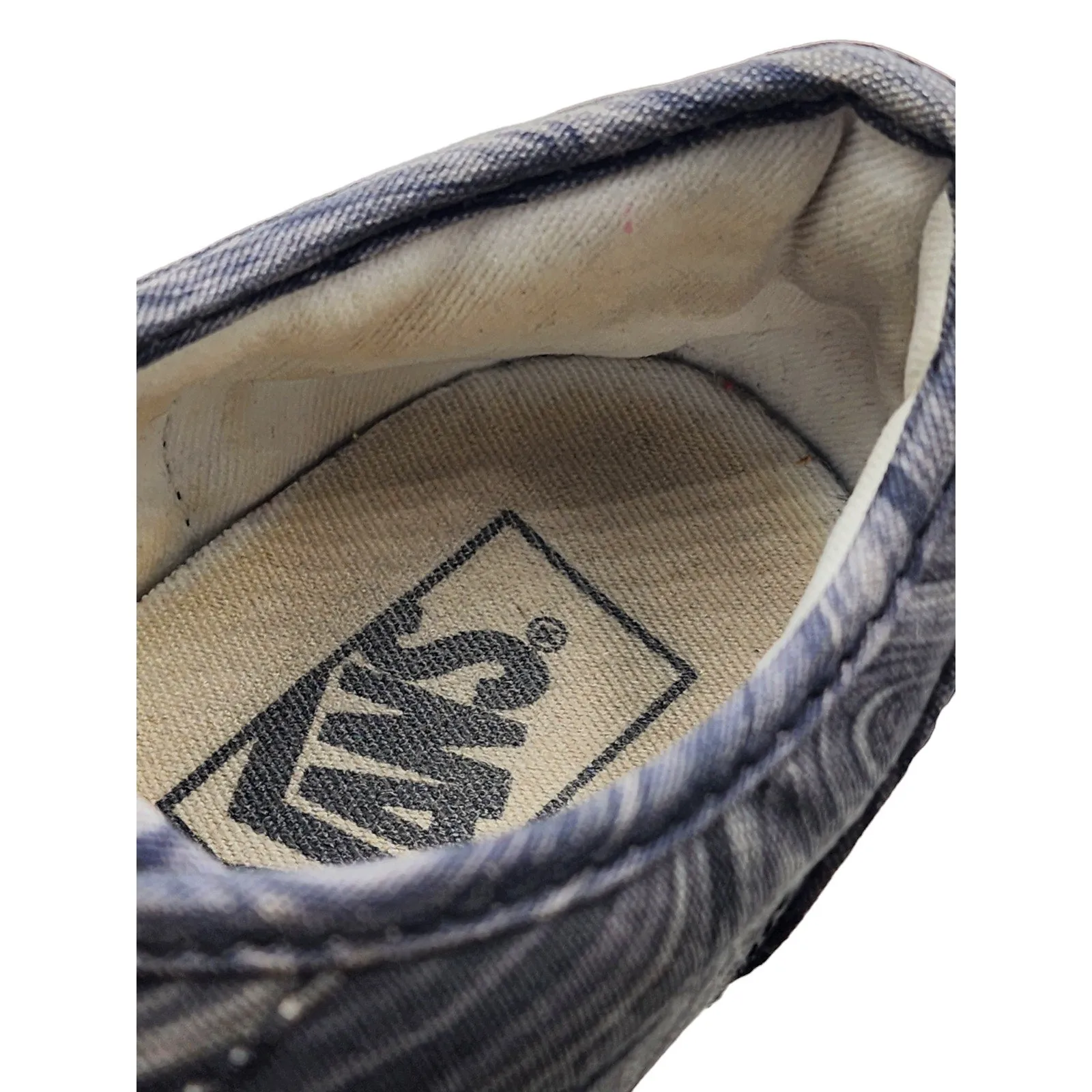 VANS Off the Wall Shoes Womens 9 Marbled Canvas Sneakers Lace Up 25.5CM TB4R